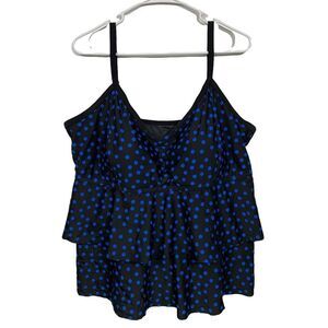 NWT Swimsuits For All Plus Size Polka Dot Swim Top
